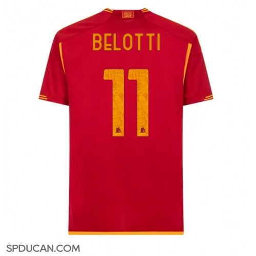 Muški Nogometni Dres AS Roma Andrea Belotti #11 Domaci 2023-24 Kratak Rukav